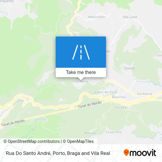 Rua Do Santo André map
