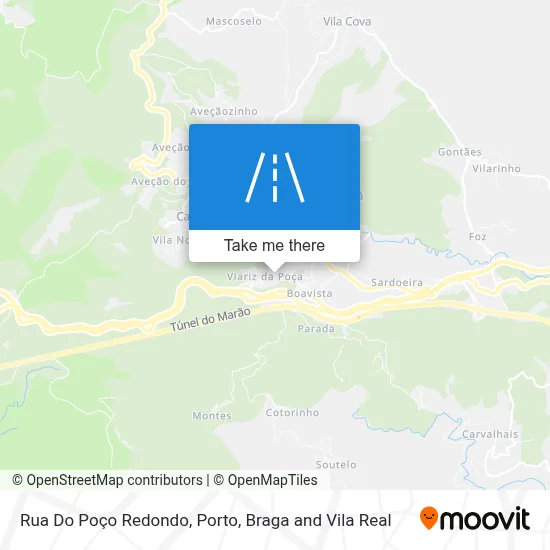 Rua Do Poço Redondo map