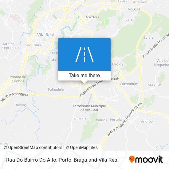 Rua Do Bairro Do Alto map