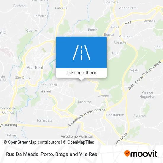 Rua Da Meada map