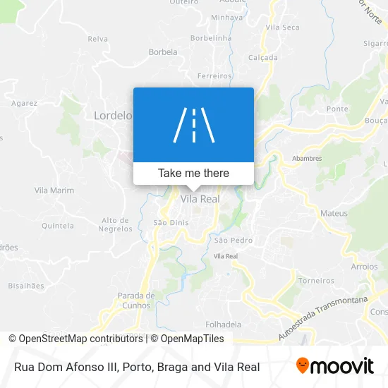 Rua Dom Afonso III map