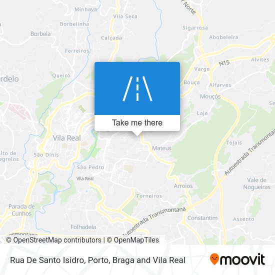 Rua De Santo Isidro map