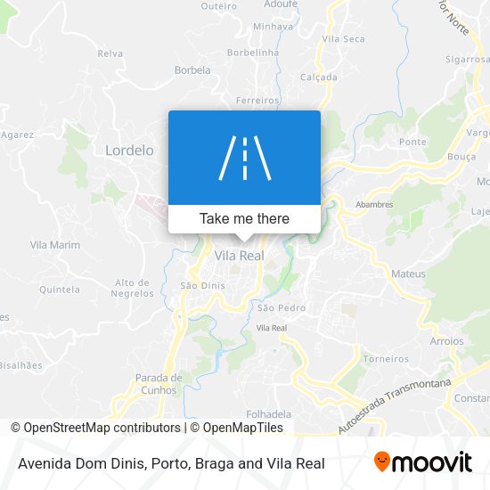 Avenida Dom Dinis mapa