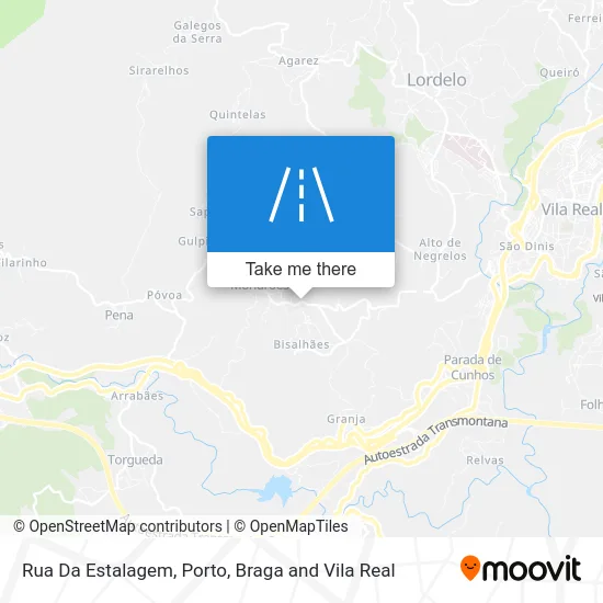 Rua Da Estalagem map