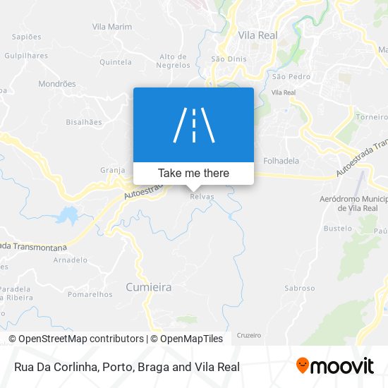 Rua Da Corlinha map