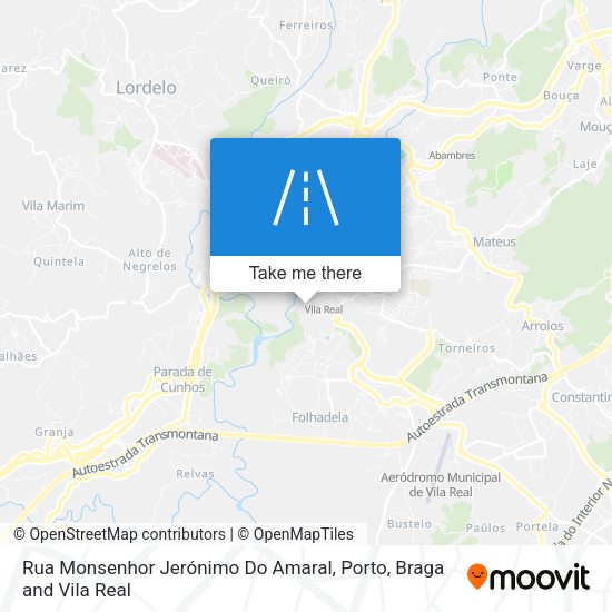 Rua Monsenhor Jerónimo Do Amaral map