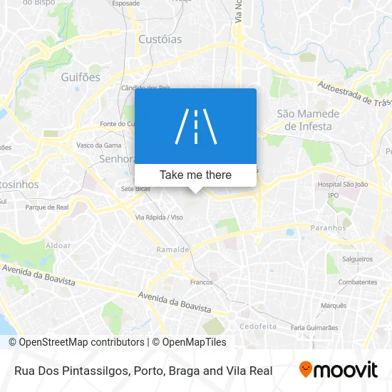 Rua Dos Pintassilgos map