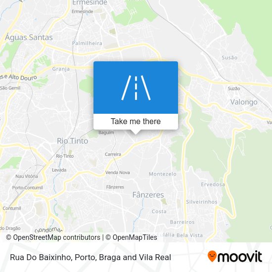 Rua Do Baixinho mapa