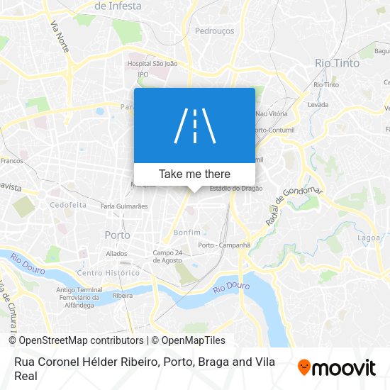 Rua Coronel Hélder Ribeiro mapa
