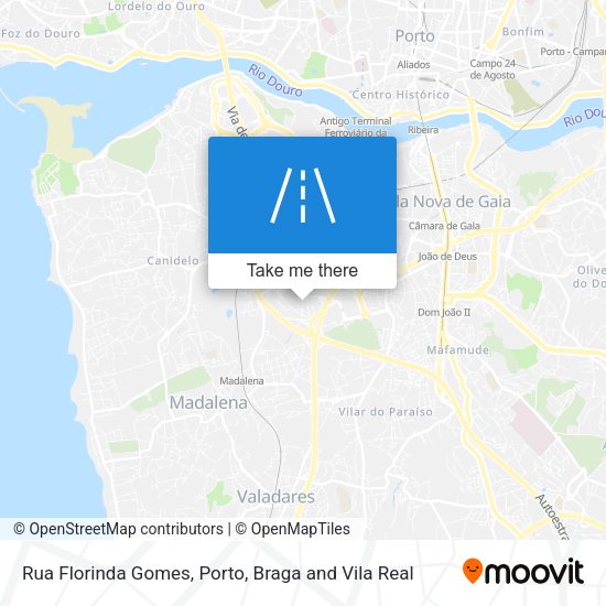 Rua Florinda Gomes mapa