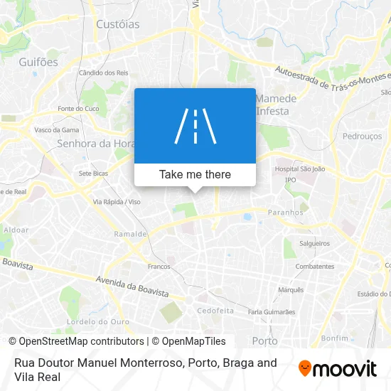 Rua Doutor Manuel Monterroso map