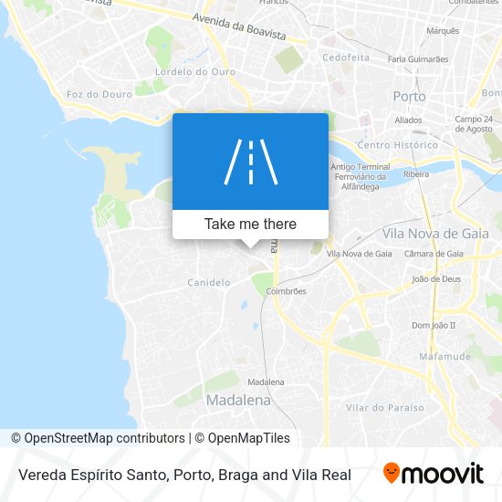 Vereda Espírito Santo map