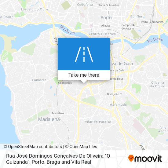 Rua José Domingos Gonçalves De Oliveira "O Guizanda" map