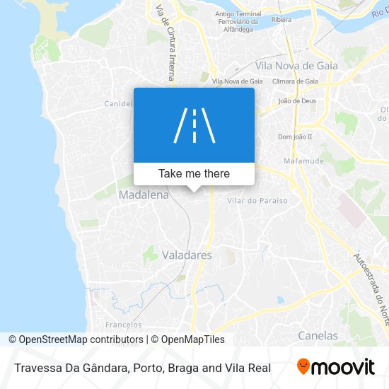 Travessa Da Gândara mapa