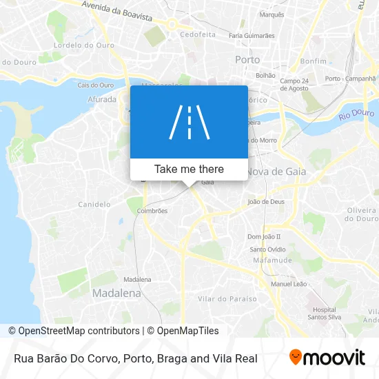 Rua Barão Do Corvo map
