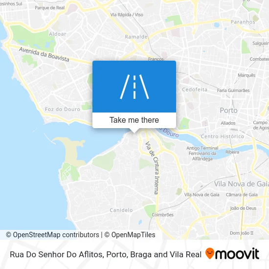 Rua Do Senhor Do Aflitos map