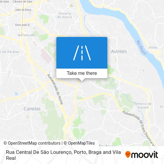 Rua Central De São Lourenço map
