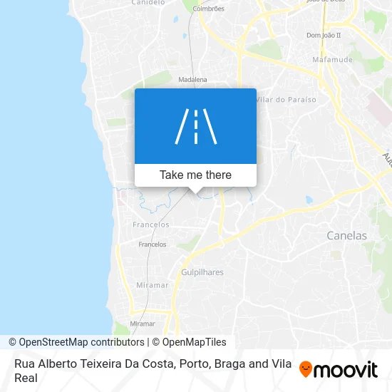 Rua Alberto Teixeira Da Costa map