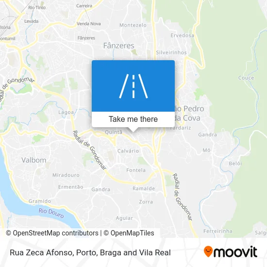 Rua Zeca Afonso map