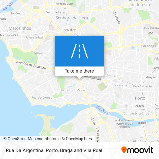 Rua Da Argentina map