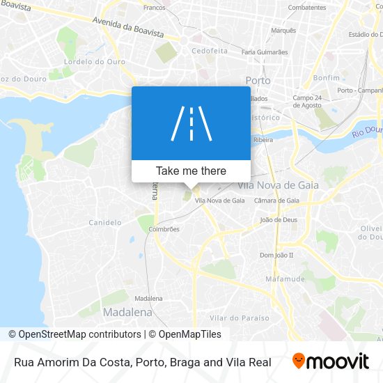 Rua Amorim Da Costa map