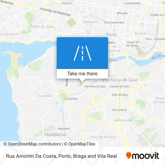 Rua Amorim Da Costa map