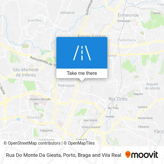 Rua Do Monte Da Giesta map