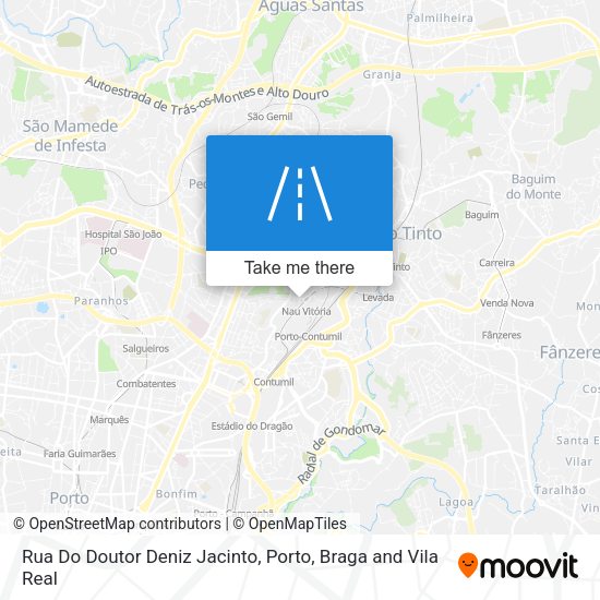 Rua Do Doutor Deniz Jacinto mapa