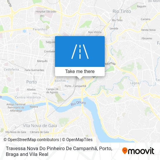 Travessa Nova Do Pinheiro De Campanhã mapa