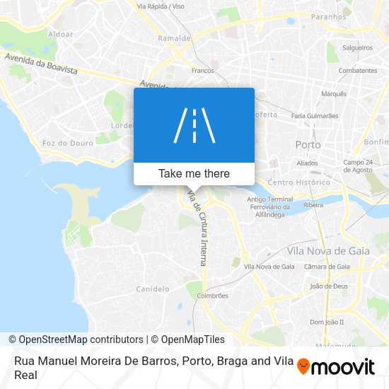 Rua Manuel Moreira De Barros mapa