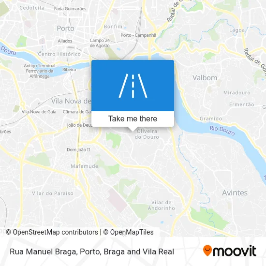 Rua Manuel Braga map