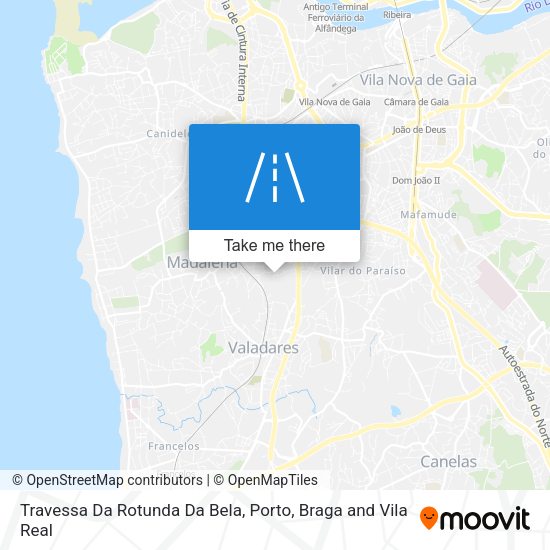 Travessa Da Rotunda Da Bela mapa