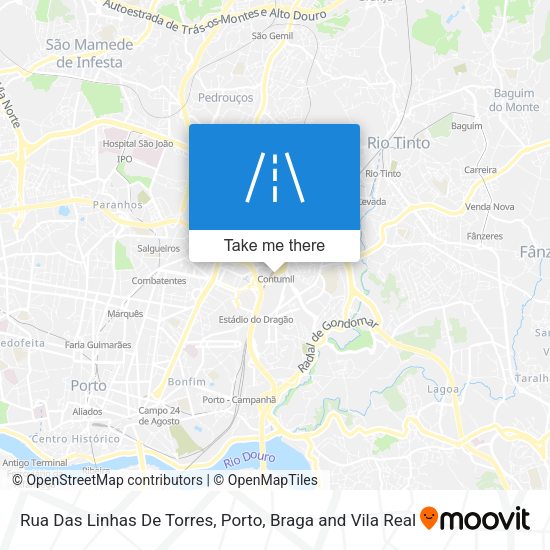 Rua Das Linhas De Torres map
