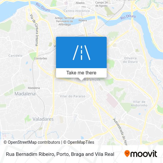 Rua Bernadim Ribeiro map