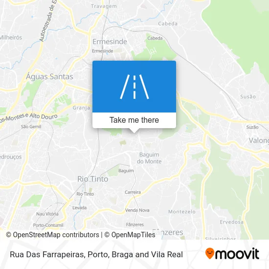 Rua Das Farrapeiras map
