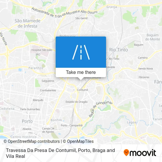 Travessa Da Presa De Contumil map
