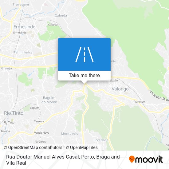Rua Doutor Manuel Alves Casal mapa