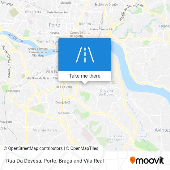 Rua Da Devesa mapa