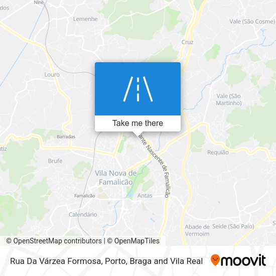 Rua Da Várzea Formosa map