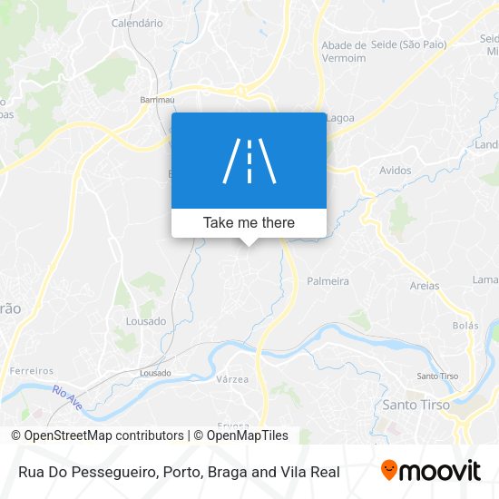 Rua Do Pessegueiro mapa