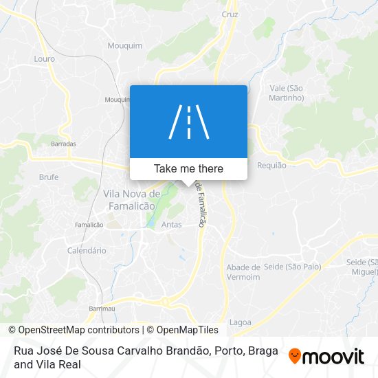 Rua José De Sousa Carvalho Brandão mapa