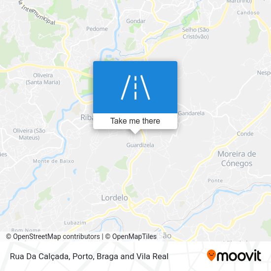 Rua Da Calçada mapa