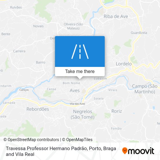 Travessa Professor Hermano Padrão map