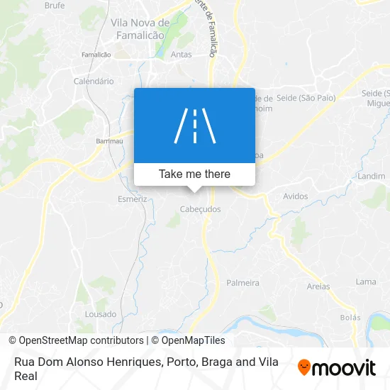 Rua Dom Alonso Henriques map