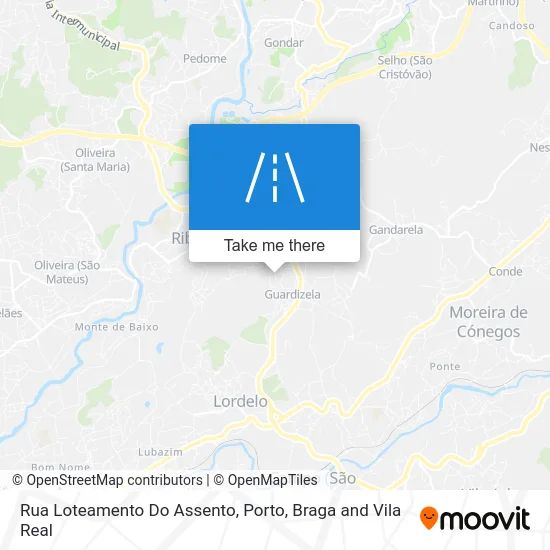 Rua Loteamento Do Assento map