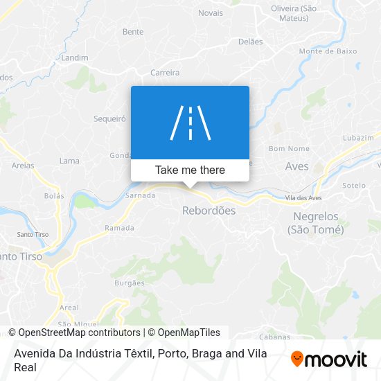 Avenida Da Indústria Têxtil map