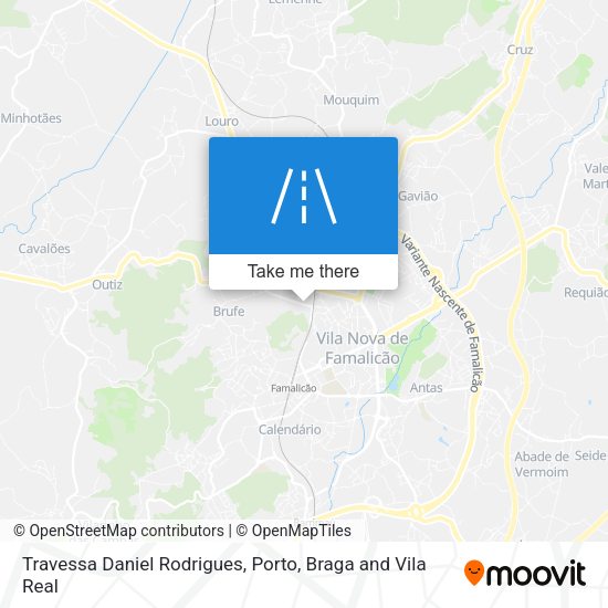 Travessa Daniel Rodrigues mapa