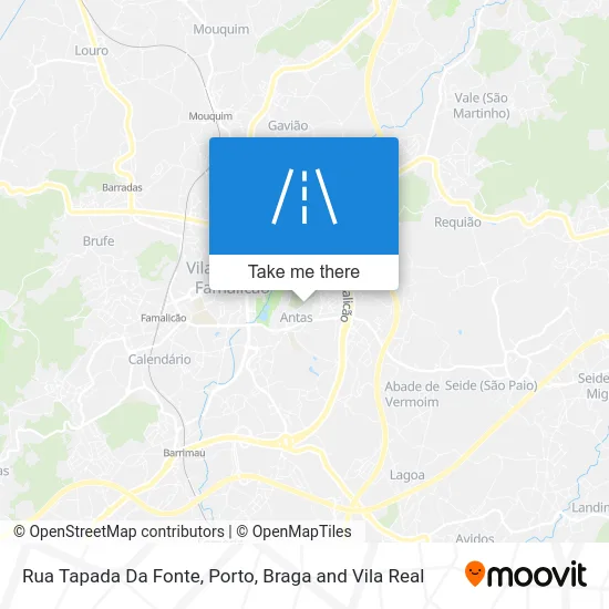 Rua Tapada Da Fonte map