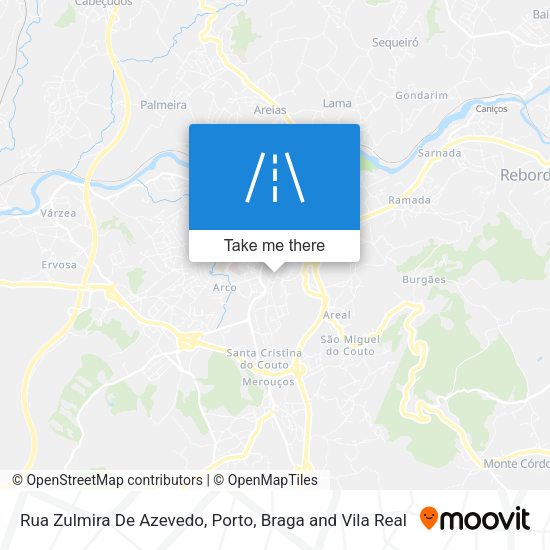 Rua Zulmira De Azevedo mapa
