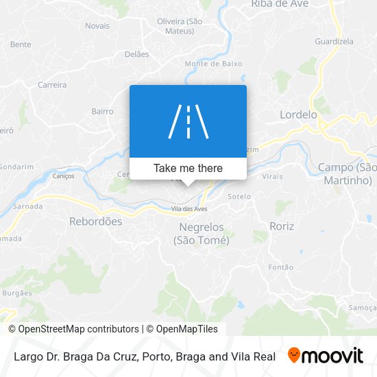 Largo Dr. Braga Da Cruz mapa